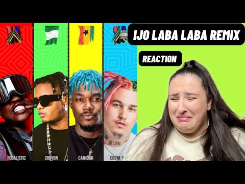 IJO LABA LABA REMIX 😳 - Crayon, Camidoh, Costa Titch and Focalistic! / Just Vibes Reaction