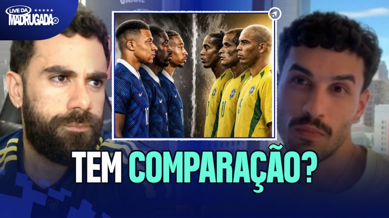 DÁ PRA COMPARAR MBAPPÉ, OLISE E DEMBÉLÉ COM RONALDO, RIVALDO E RONALDINHO? | LIVE DA MADRUGADA