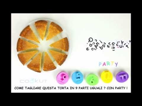 Party, Set 4 cerchi per tagliare la torta - Cookut