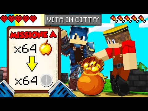 PRIMA MISSIONE GRADO A PER IL VILLAGGIO!! - VITA IN CITTA 2 Minecraft ITA