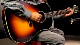 Video thumbnail for Gibson Limited Edition 1950's J-45 Antiquity Acoustic-Electric Guitar by Musician's Friend