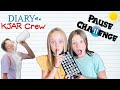 PAUSE Challenge With KIDS FUN TV!! Fun Squad Sneaky Jokes!! DIARY of a KJAR Crew!!