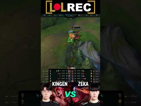 DK Kingen vs HLE Zeka - LEE SIN vs RENEKTON Top #shorts #kingen #zeka  #leagueoflegends