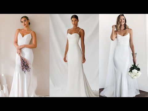 Slip Wedding Dresses For The Minimalist Bride