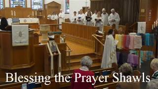 Blessing the Prayer Shawls