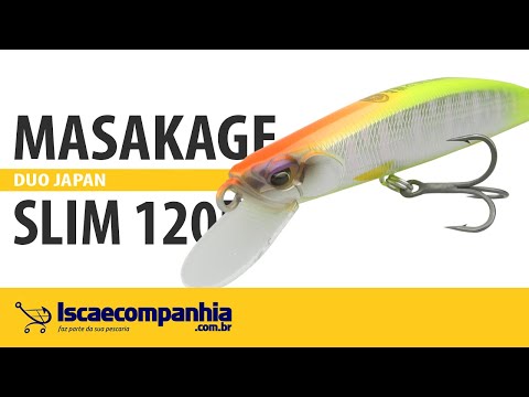 Vídeo Isca DUO Onimasu Masakage Slim 120F