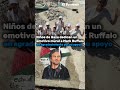 Un grupo de ni&ntilde;os en Gaza pint&oacute; un mural dedicado Mark Ruffalo