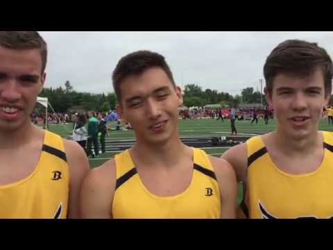 Interview: Saline, 2018 MHSAA T&F Finals Division 1 Boys 4x800M Relay 2nd place