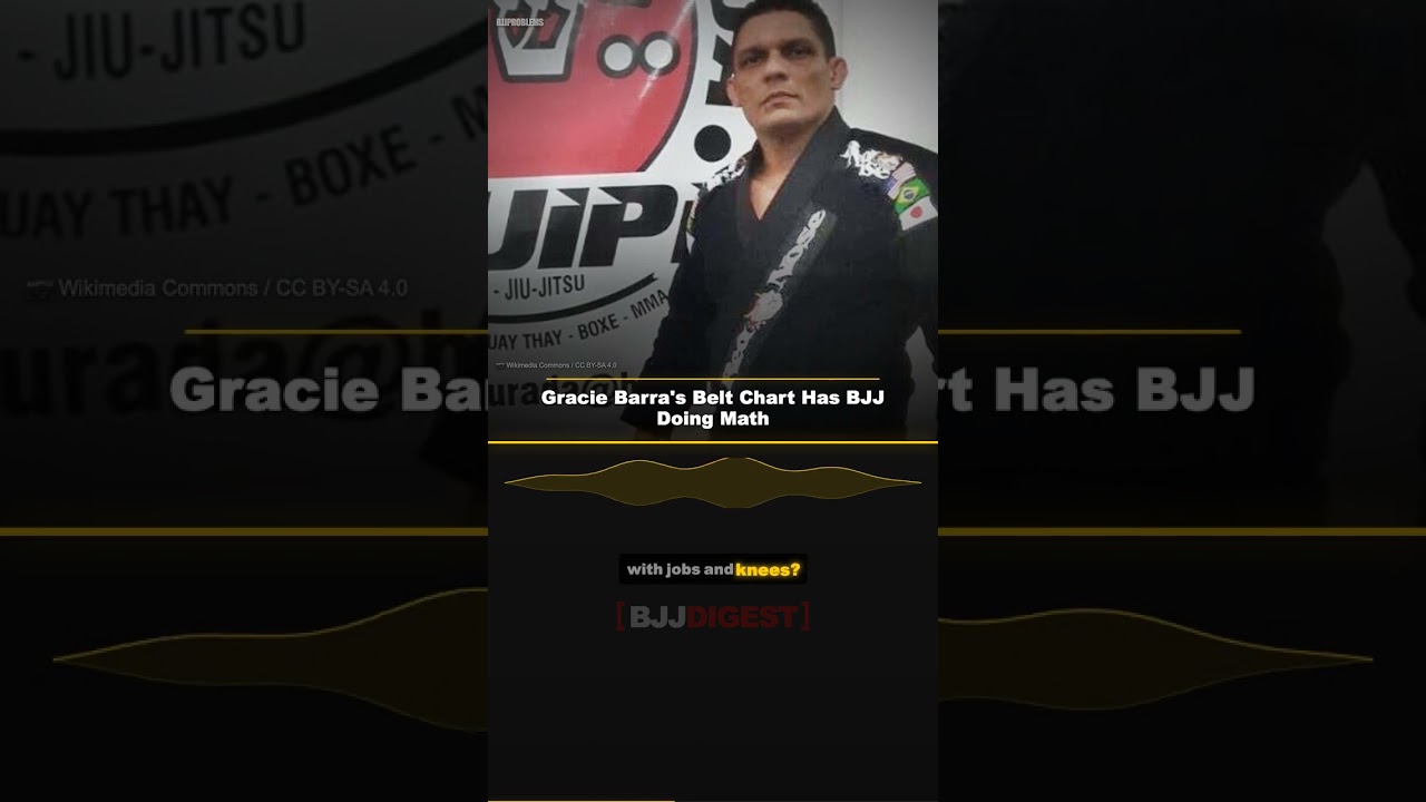 Gracie Barra's Belt Chart Has BJJ Doing Math #Shorts