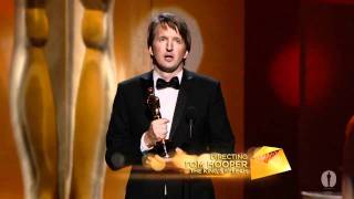 Tom Hooper ‪winning the Oscar® for Directing