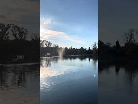Así se ve el Tajamar de Alta Gracia en otoño 🍁
