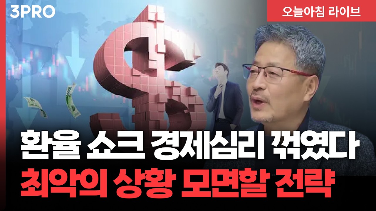 환율 쇼크에 경제심리도 꺾였다...최악의 상황 모면할 전략은? | 유튜브 ‘김준송TV’ 김준송 대표[인뎁스6