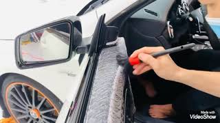 Vệ sinh chăm sóc, khử mùi, bão dưỡng da nội thất cho CLA45 AMG