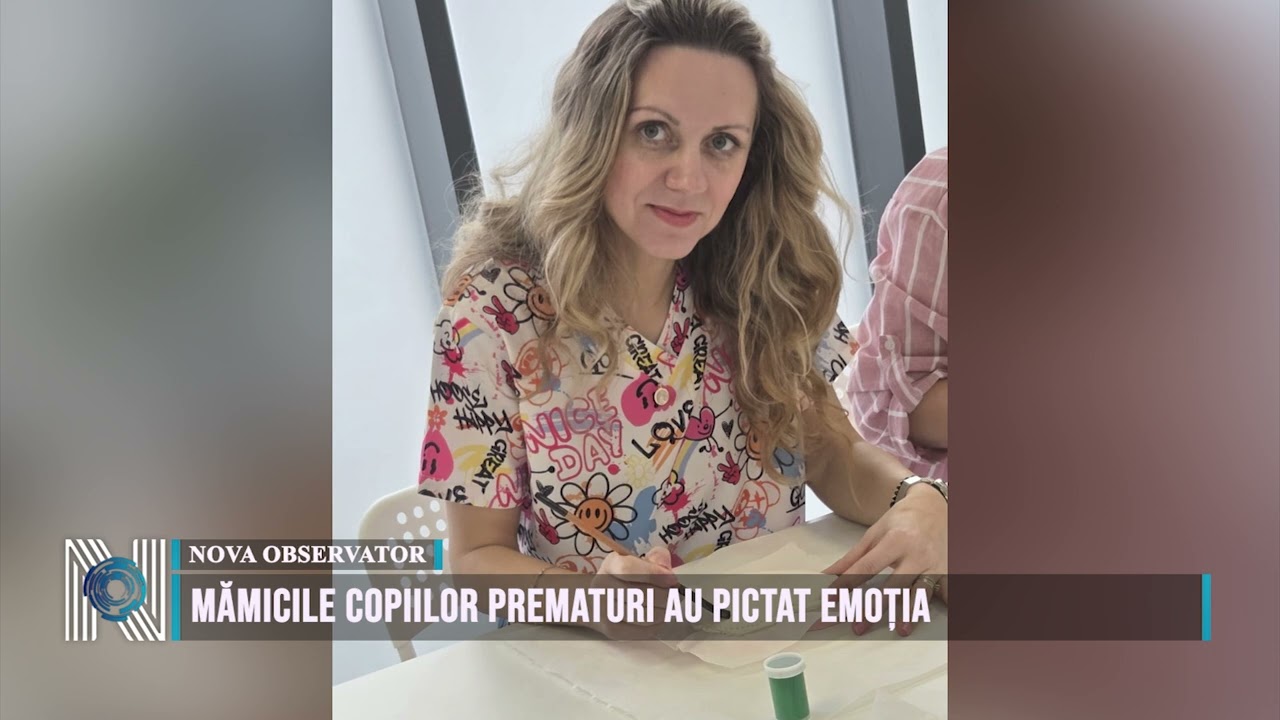MĂMICILE COPIILOR PREMATURI AU PICTAT EMOȚIA