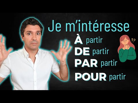 Quelle préposition avec le verbe S’INTÉRESSER 🤨⁉️ Avec PDF !