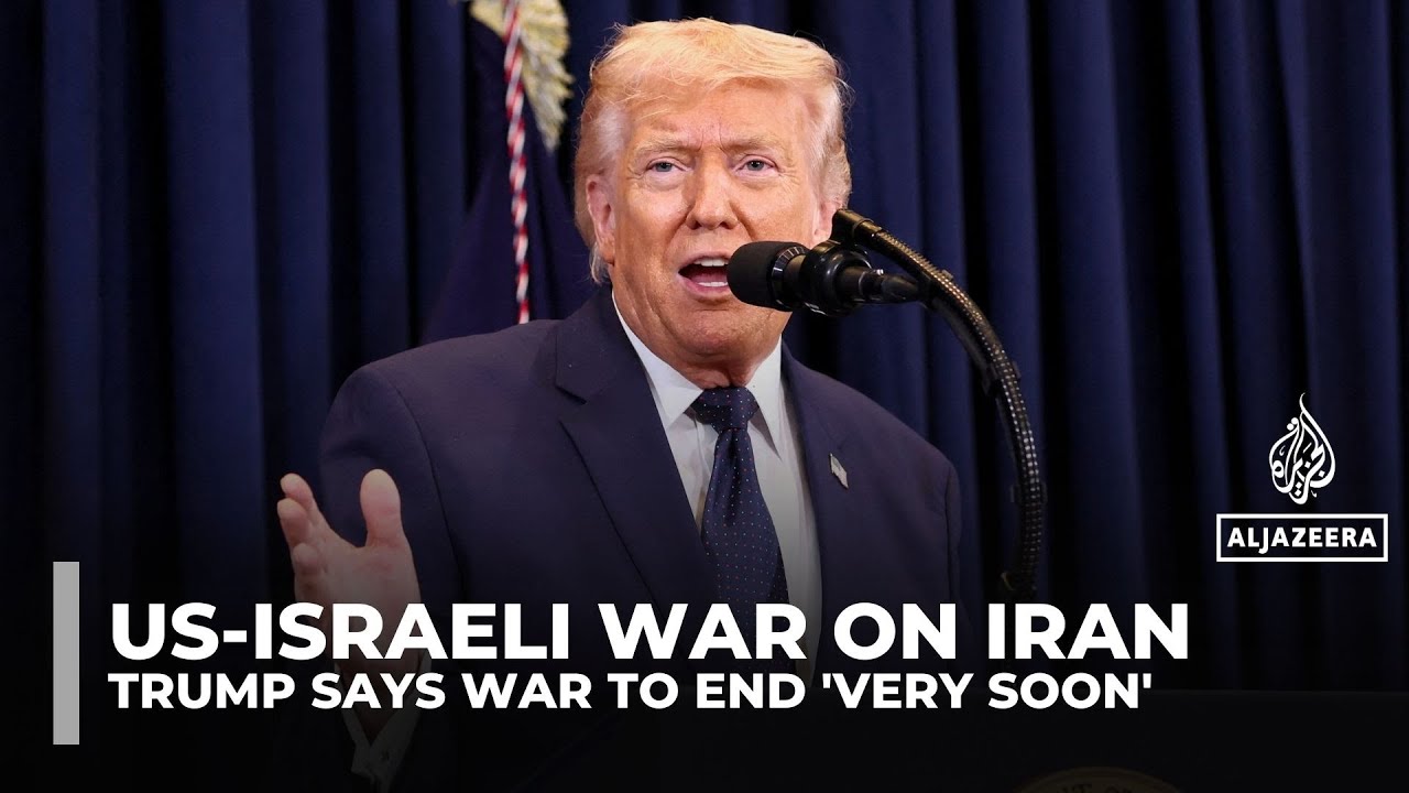 Trump says US-Israeli war on Iran will be over ‘very soon’