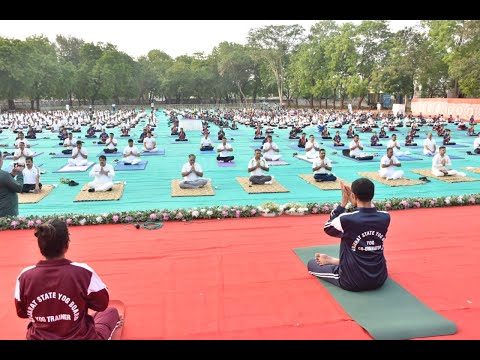 મોરબીમાં અનેરા ઉત્સાહ સાથે જિલ્લા કક્ષાના વિશ્વ યોગ દિવસની ઉજવણી

