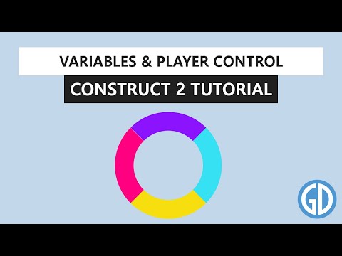 2. Color Switch - Variables & Player Control (Construct 2/3 Tutorial) #STAYHOME