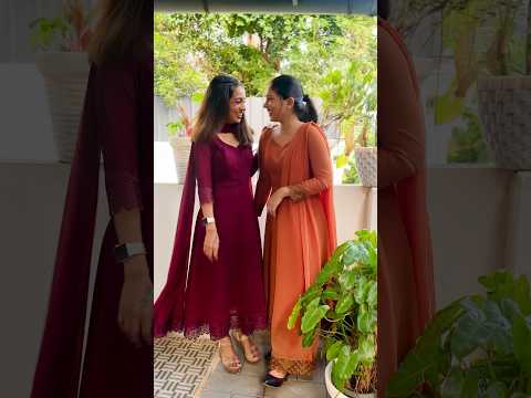 Self stitched Georgette anarkali 👗