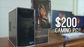 $200 Gaming PC (Almost) Anyone Can Build vs Overwatch, PUBG, & More - i3 + RX 460! (2017)