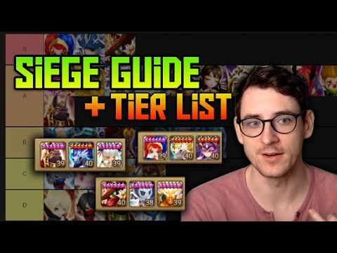 Ultimate Siege Tier List? Nat 4 & 2A's ! Beginner's Guide Account Ep.12 - Summoners War