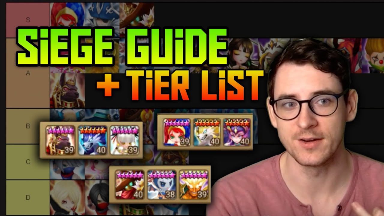 Ultimate Siege Tier List? Nat 4 & 2A's ! Beginner's Guide Account Ep.12 - Summoners War