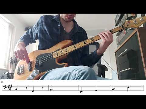 Porcelain - Red Hot Chilli Peppers (Bass cover with transcription)