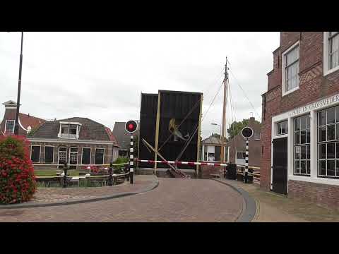 Brugopening Noarderbrêge Workum (Warkum) Basculebrug/ Drawbridge/ Pont Basculant/ Zugbrücke