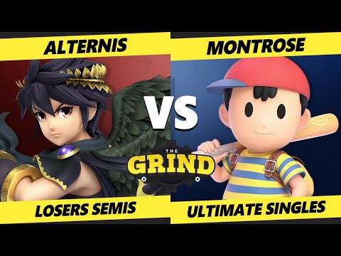 The Grind 213 Losers Semis - Alternis (Dark Pit, Terry) Vs. Montrose (Ness) Smash Ultimate - SSBU