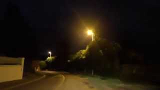 preview picture of video 'Night Drive Between Callac & Saint Servais, Côtes d'Armor, Brittany, France 18th October 2014'