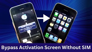 How to Bypass Iphone 3G Activation Screen in Windows or Mac 2023 | iOS 4/5/6 iPhone 4S/4/3G