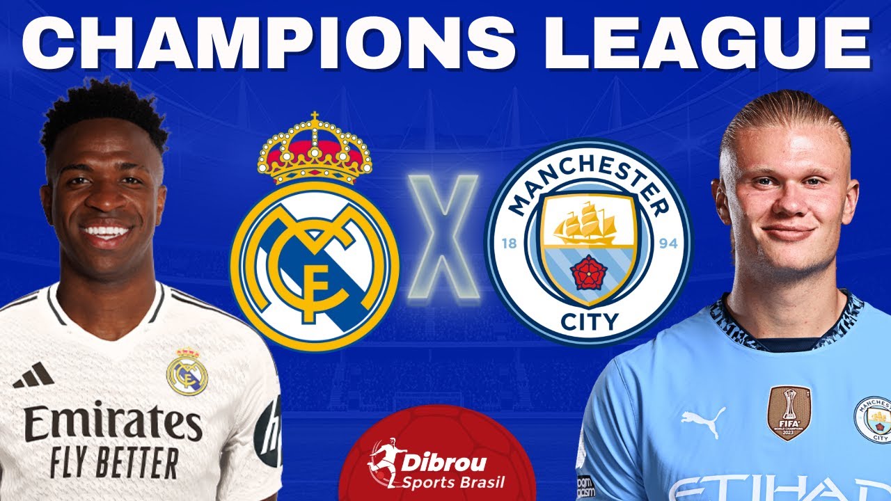 REAL MADRID X MANCHESTER CITY AO VIVO CHAMPIONS LEAGUE DIRETO SANTIAGO BERNABEU | PLAYOFF - NARRAÇÃO