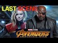 Avengers Infinity War Last Scene Nick Fury In Avengers Infinity War