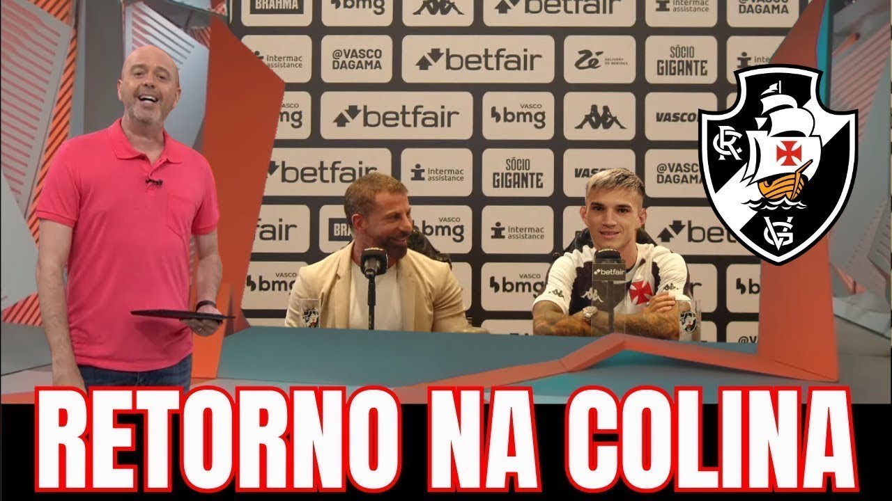 RECEBIDO DE BRAÇOS ABERTOS! PEDRINHO REAPRESENTA ORELLANO NESSA MANHÃ! VASCO HOJE