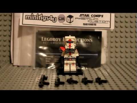 Lego Minifigs4U Star Corps Premium Customs Review: Commander Deviss