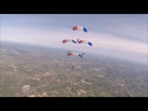 Vidéo d'entrainement 2018 de l'équipe parachutiste de l'armée de l'air