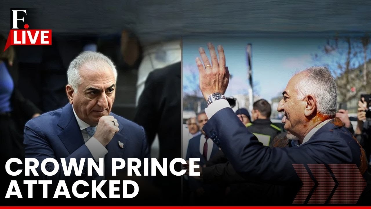 LIVE: Iran’s Exiled Crown Prince Splashed With Red Liquid In Berlin | FP Video