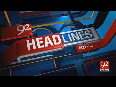 92Headlines 12:00am 06-02-2017 - 92NewsHD
