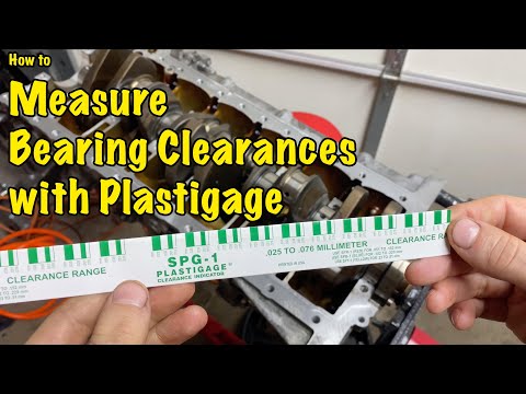 How to Measure Engine Clearances using Plastigage
