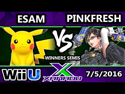 S@X 157 - Pinkfresh (Bayonetta) Vs. PG | ESAM (Pikachu) SSB4 Winners Semis - Smash Wii U