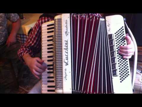 Massimo Castellina: Santa Monica con la fisarmonica del Papà di Loretta Corsini