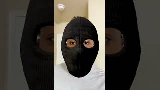 Black socks black mask