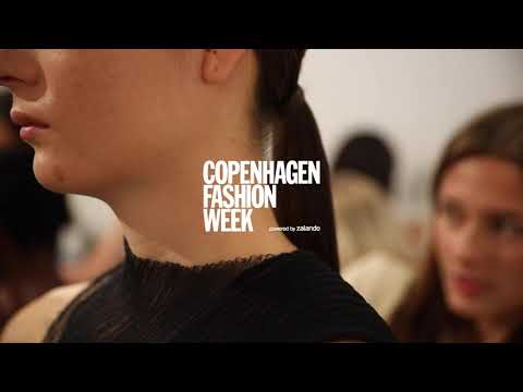ZENZ styling hair backstage for A. Roege Hove at Copenhagen Fashion Week SS23  I  Video by Tine Bek