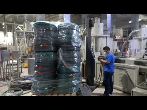 Kong paano e embalagem de mangueira de jardim..al ayed mangueira fábrica..K.S.A