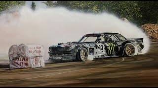 "Ken Block Hoonicorn Drift Car" Painting (Time-Lapse) 30 Hours of Painting!