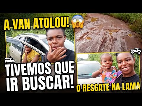 VAN ATOLADA EM PRUDENTE DE MORAIS! 😱 Tivemos que buscar as crianças no meio do barro!