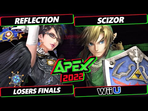 Apex 2022 Losers Finals - Reflection (Bayonetta) Vs. Scizor (Link) - Smash 4 Tournament