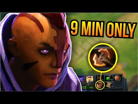 9 MIN BATTLE FURY - Ana Anti Mage Fast Farm EZ Game 7.07 | Dota 2