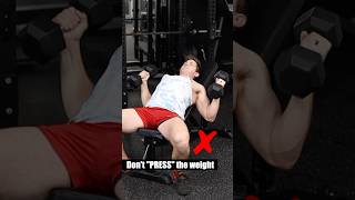 HOW TO: Incline Dumbbell Fly || #shorts