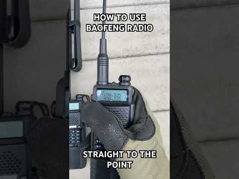 HOW TO 😎 QUICKLY USE A BAOFENG RADIO 📻 #baofeng #airsoft #airsoftnation #airsoftvideo #memes